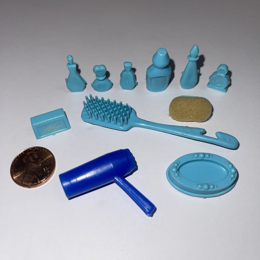 Barbie Ken Replacement Accessories Bathroom Toiletries Lot Of 12 Vintage 70s